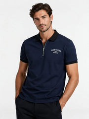 Terry Zipper Polo