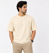 Baggy Fit Panel Cotton Tee