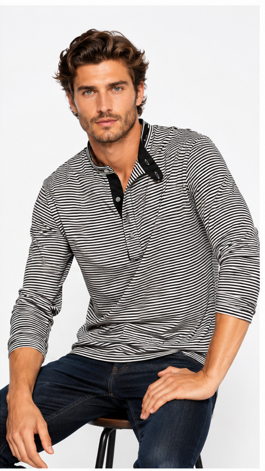 Cotton Jersey striped Shirt