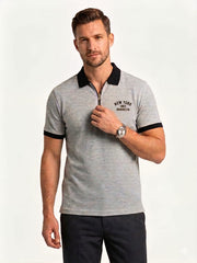 Terry Zipper Polo