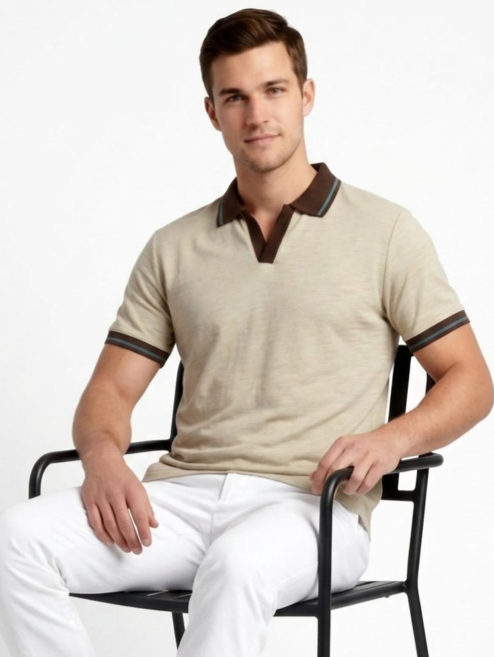 Cotton Terry Polo