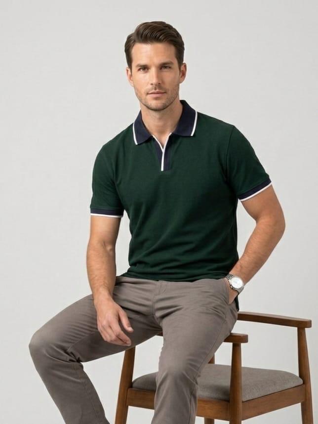 PK Cotton Jhonny V-Polo