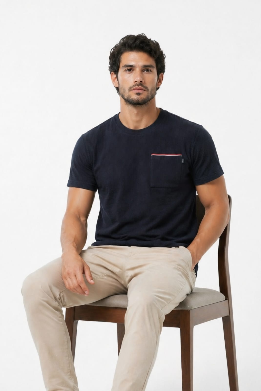 Fornt Tape Pocket Tee