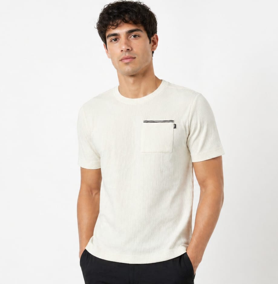 Front tape pocket Tee